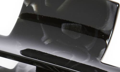 France Luxe 'large' Jaw Clip In Nacro Black