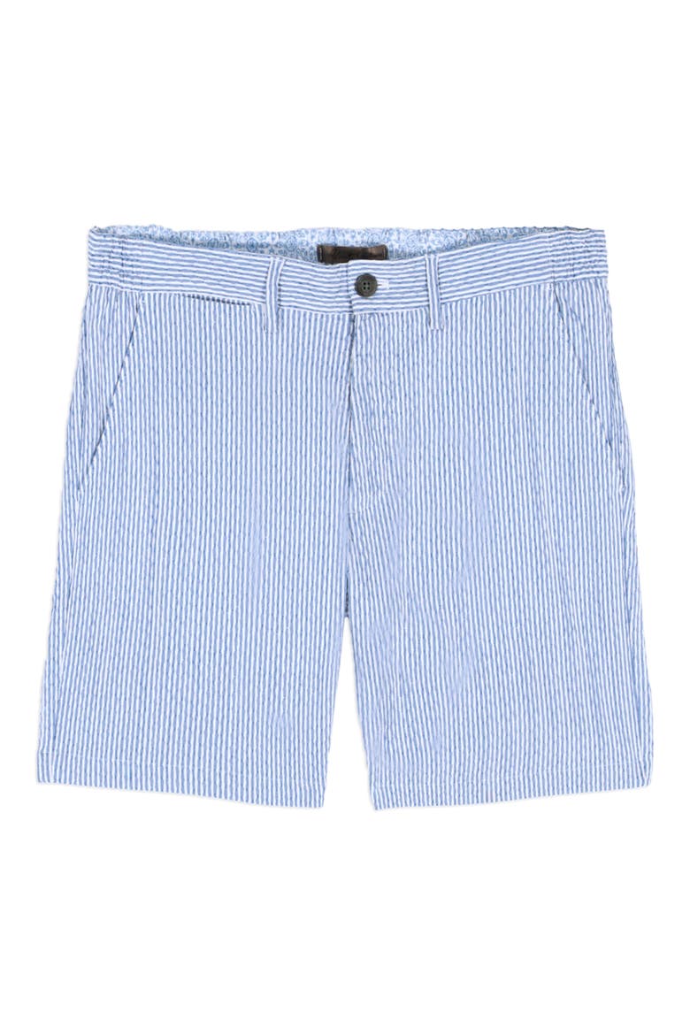 Fornillo Stripe Woven Shorts, Alternate, color, NAVY
