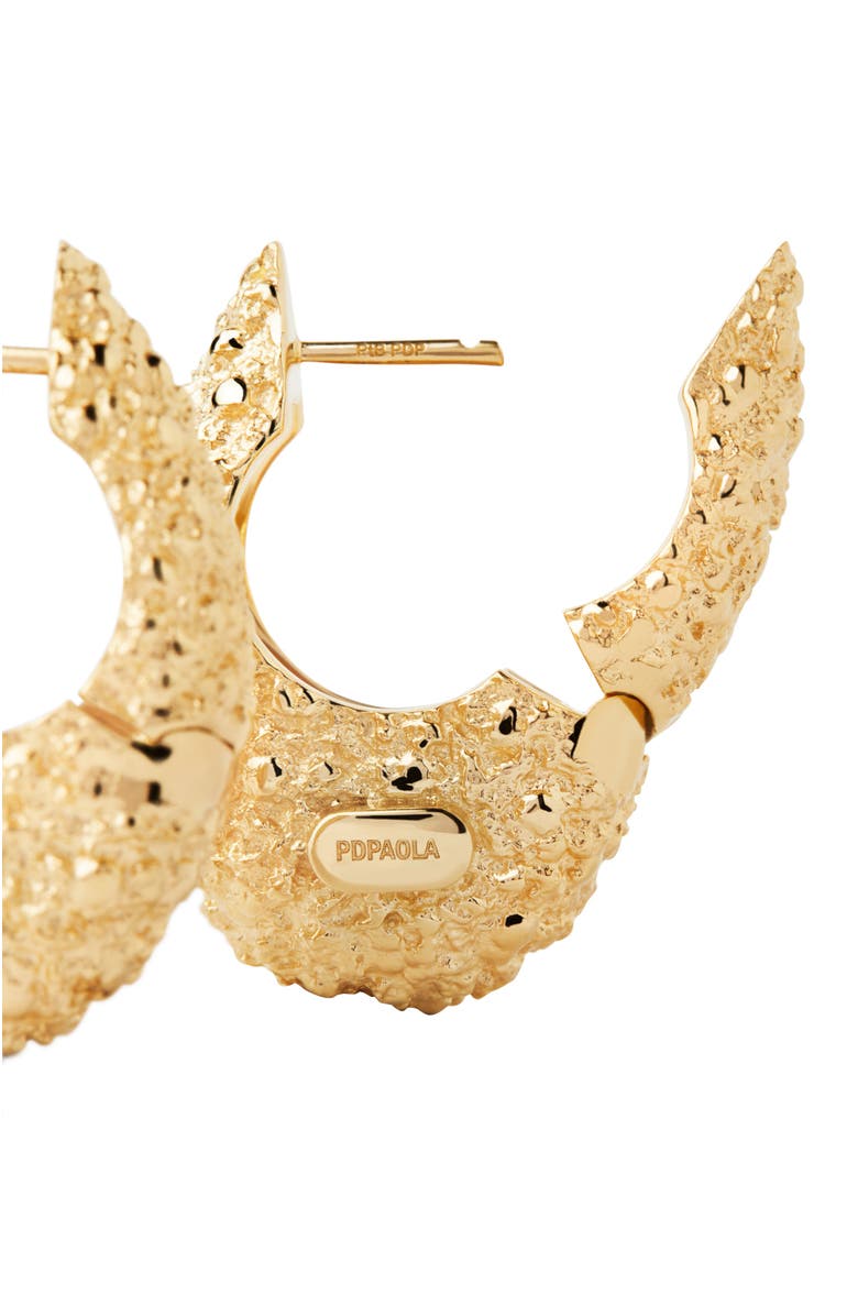 PDPAOLA Marina Hoops, Alternate, color, Gold