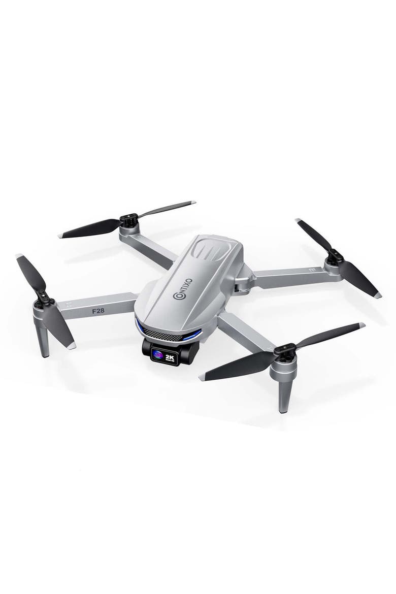 2K Foldable Camera Drone, Main, color, Grey