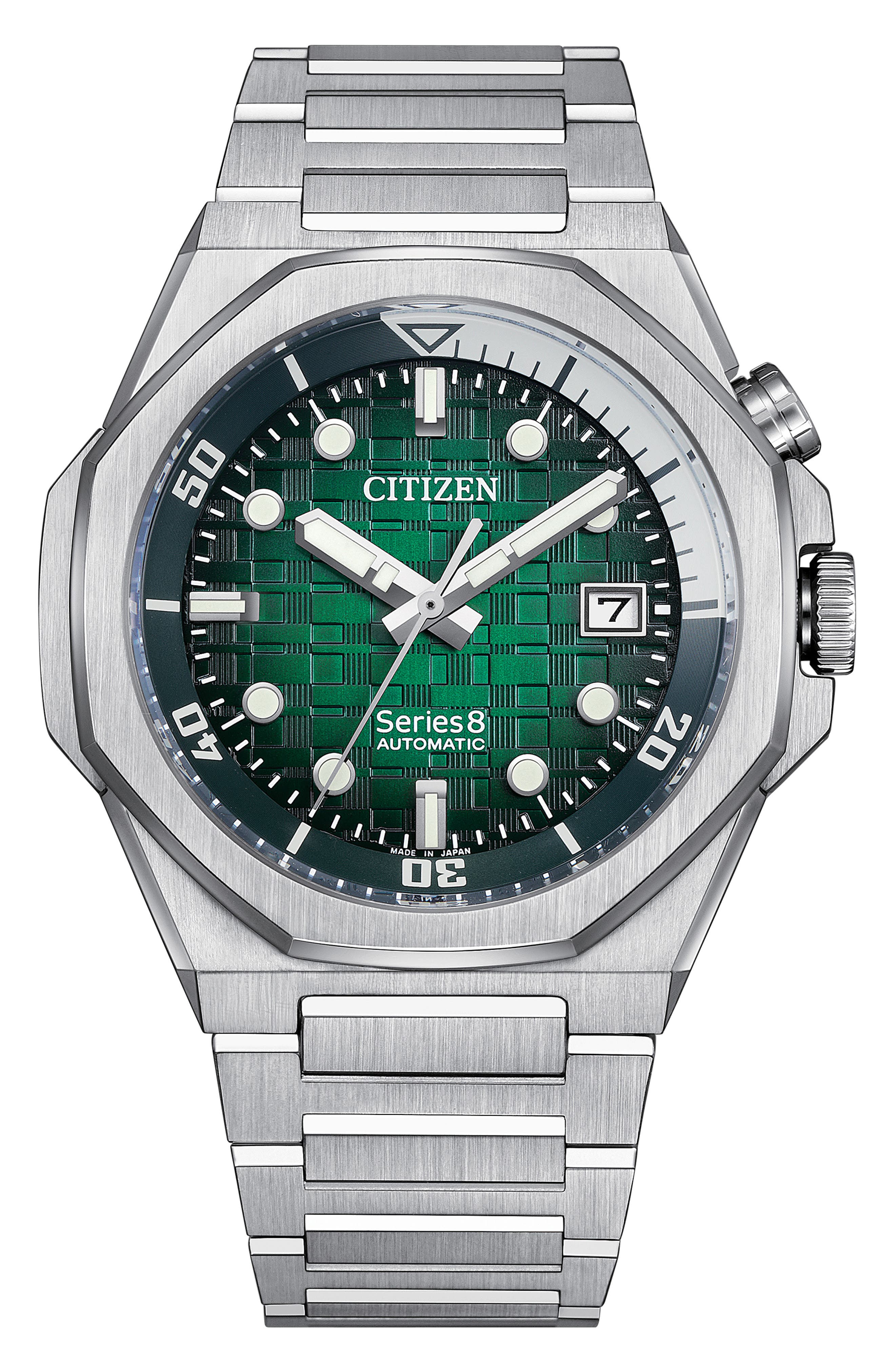 selected GREEN/ SILVER-TONE