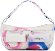 Desigual Print Canvas Shoulder Bag