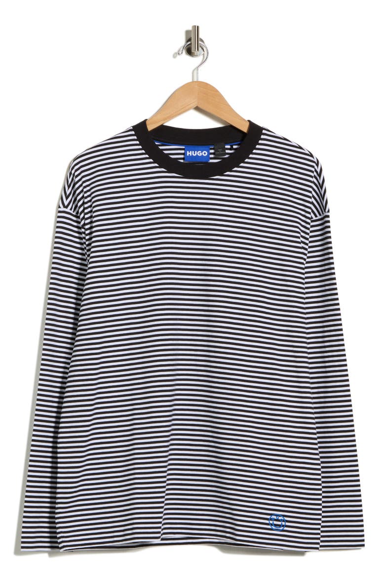 Nustripe Cotton Jersey T-Shirt, Alternate, color, OPEN MISCELLANEOUS