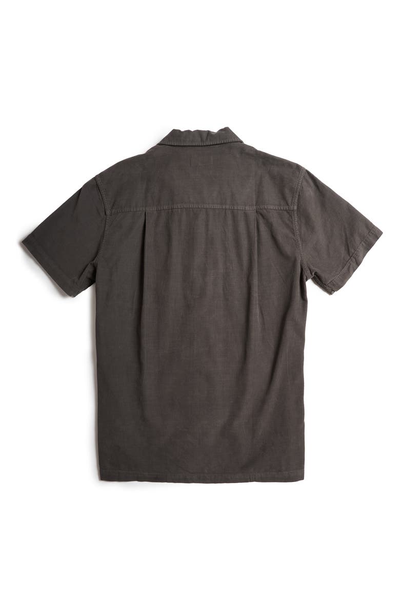 Rowan Zion Cotton Corduroy Short Sleeve Button-Up Shirt, Alternate, color, 