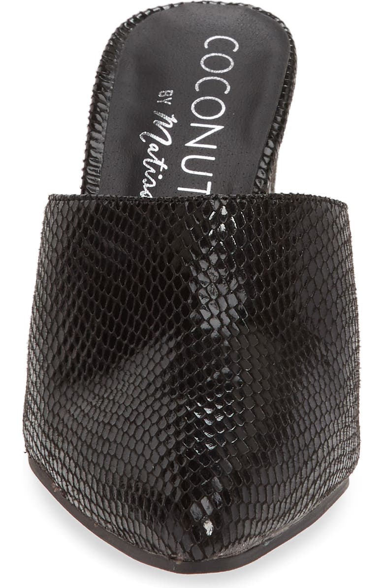 Coconuts by Matisse High Noon Snake Embossed Mule, Alternate, color,