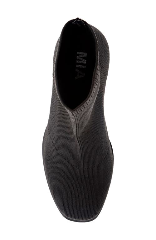 Mia Erika Womens Square Toe Pull On Sock Boot