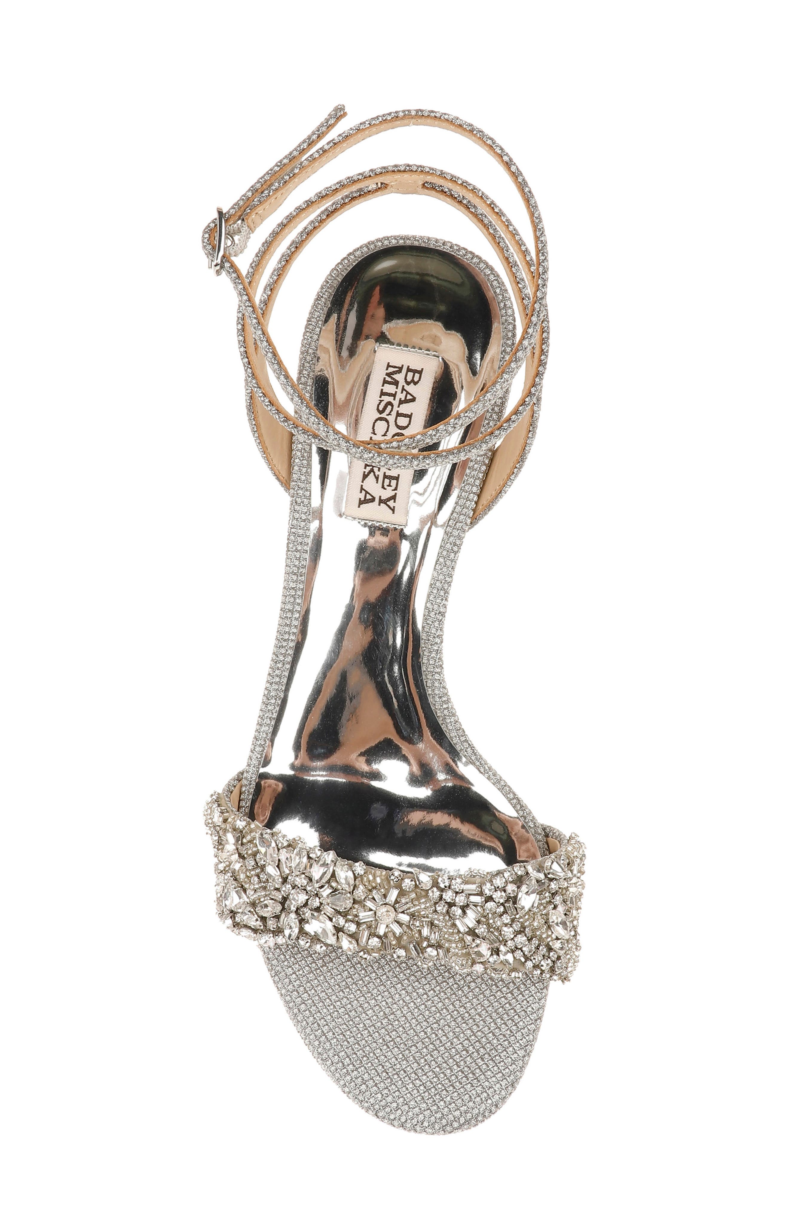Badgley Mischka Collection Badgley Mischka Jada Embellished Sandal, Alternate, color, 