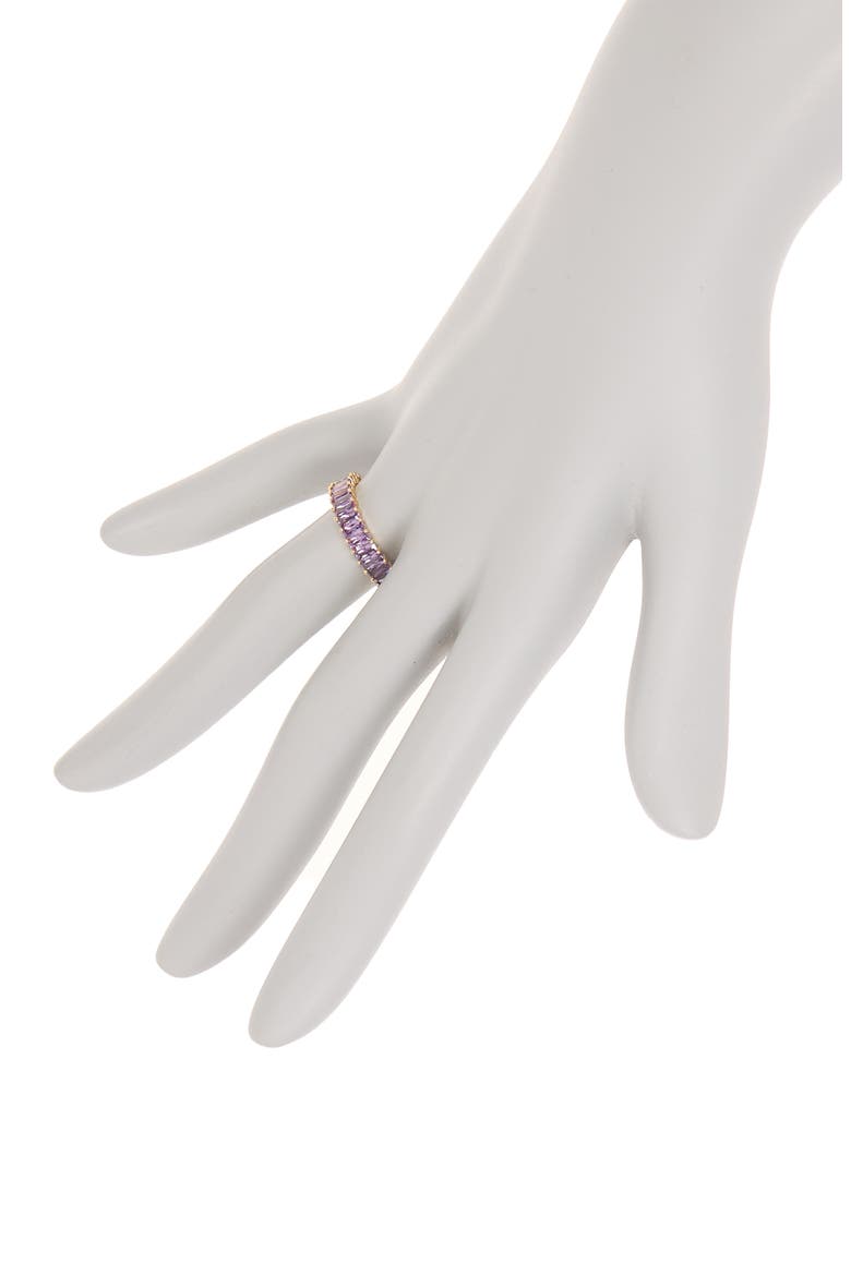 Mini Alidia Baguette Ring, Alternate, color, LAVENDER