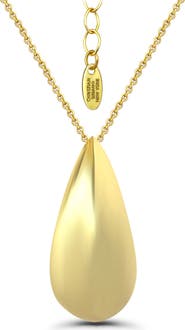 Christian Siriano New York Sculpted Teardrop Pendant Necklace