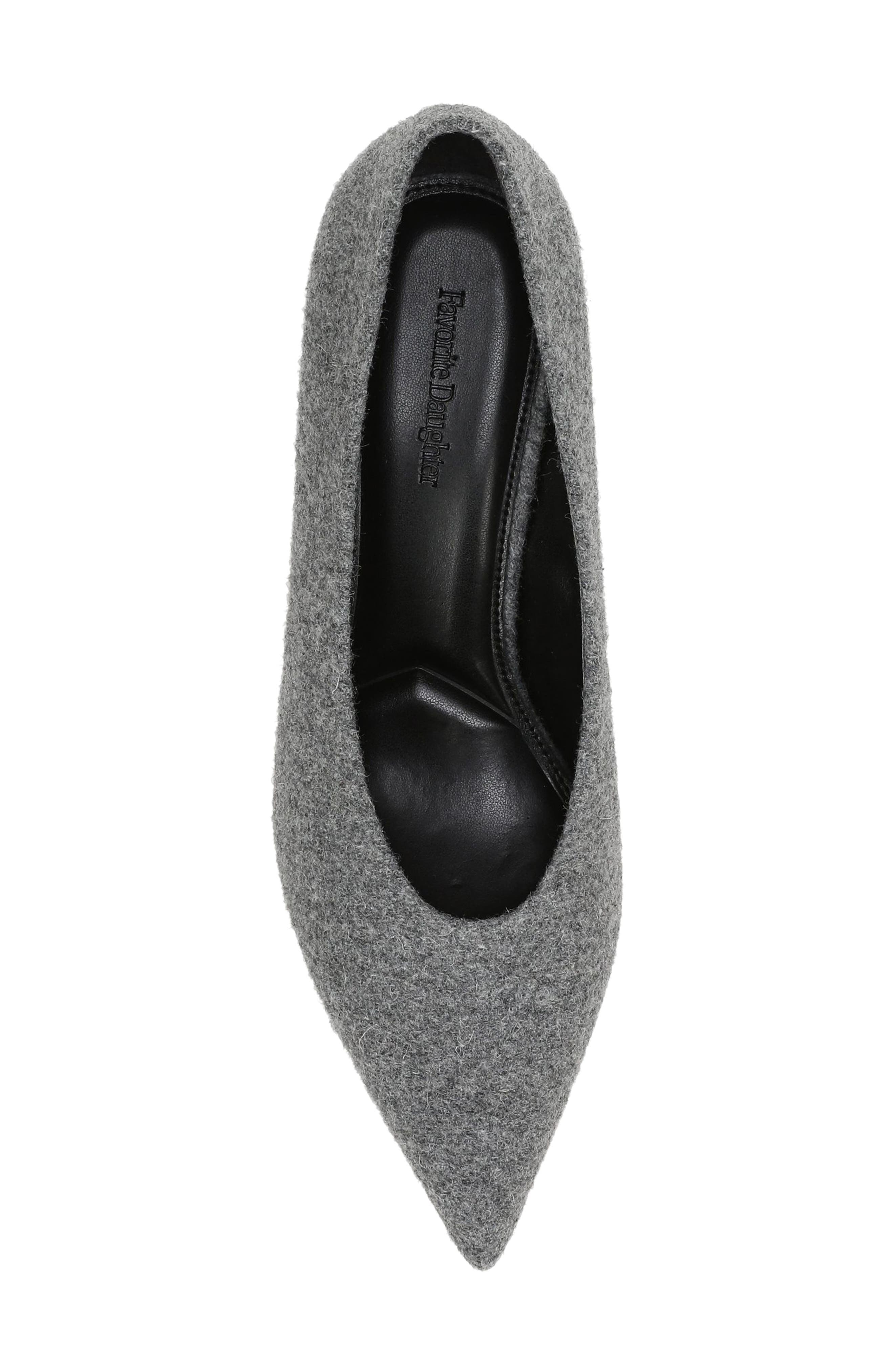 Zoe Leather Pump, Alternate, color, GREY