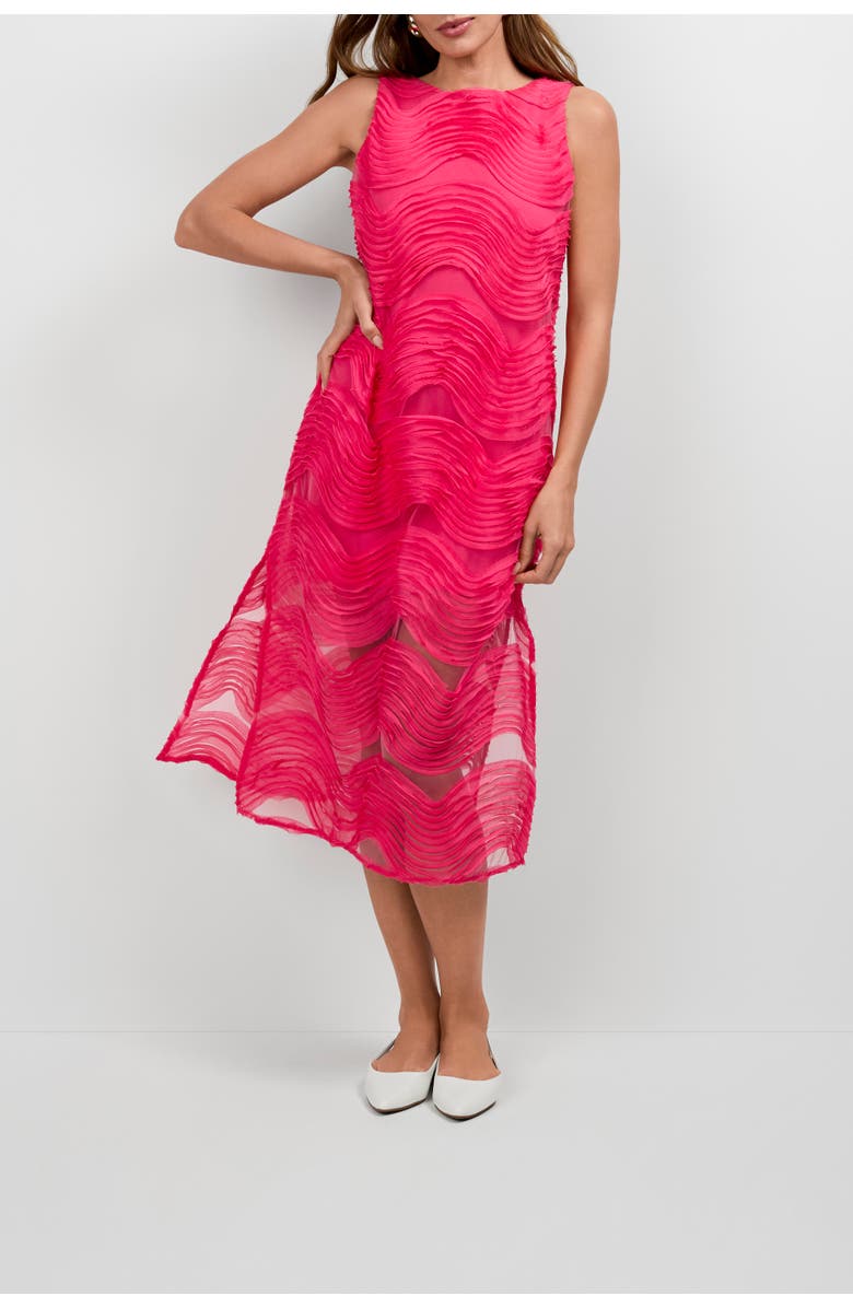 Trina Turk Belisama Dress, Main, color, Magenta Milano