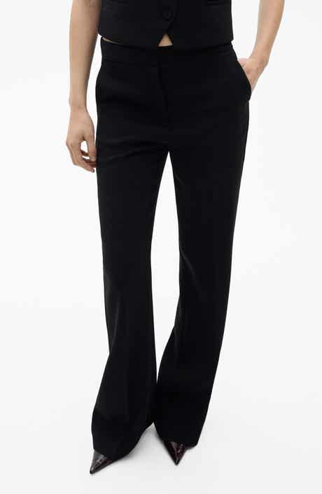 MANGO Wide Leg Suit Pants