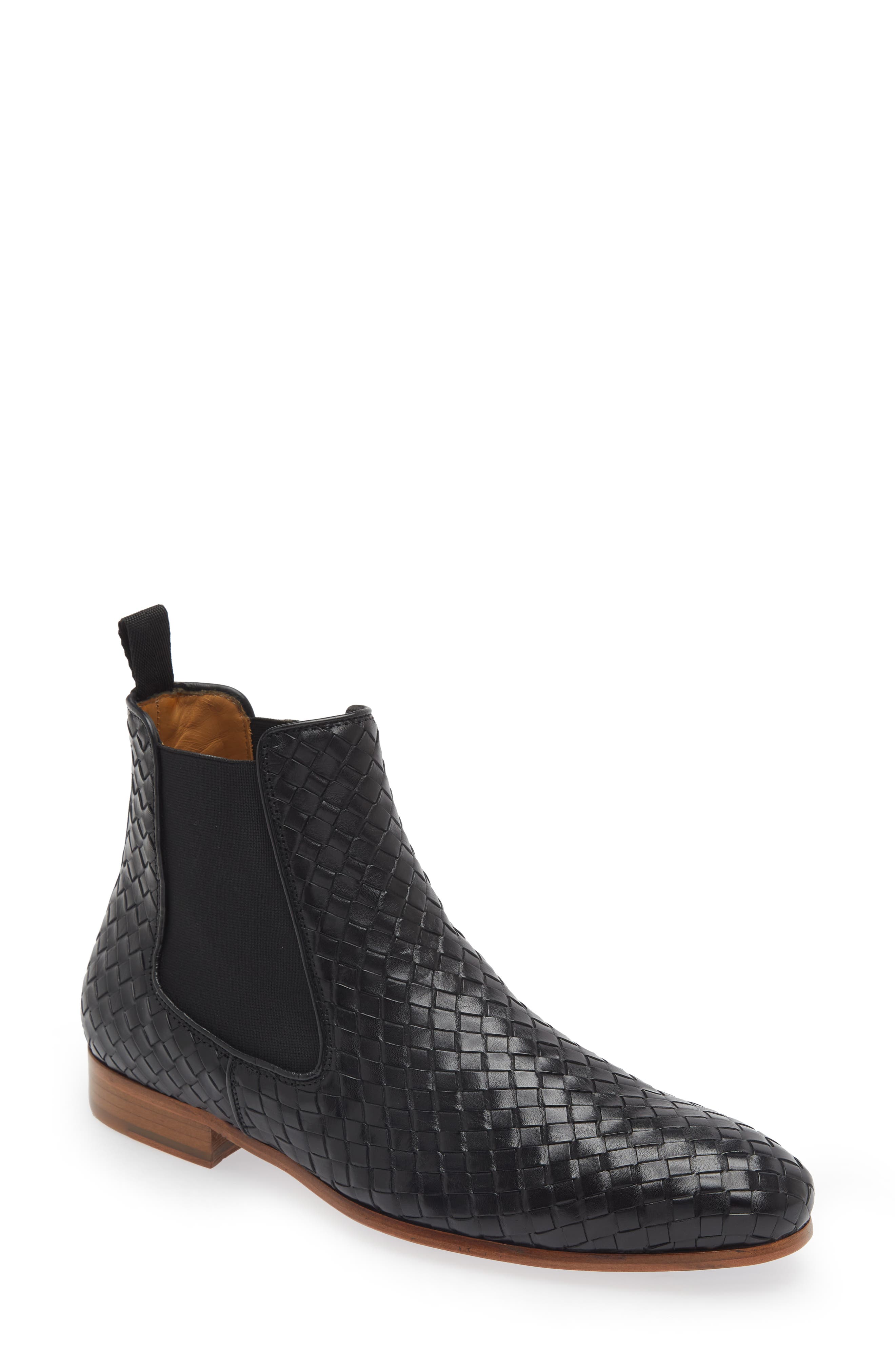 Mezlan La Jolla Woven Chelsea Boot, Main, color, 