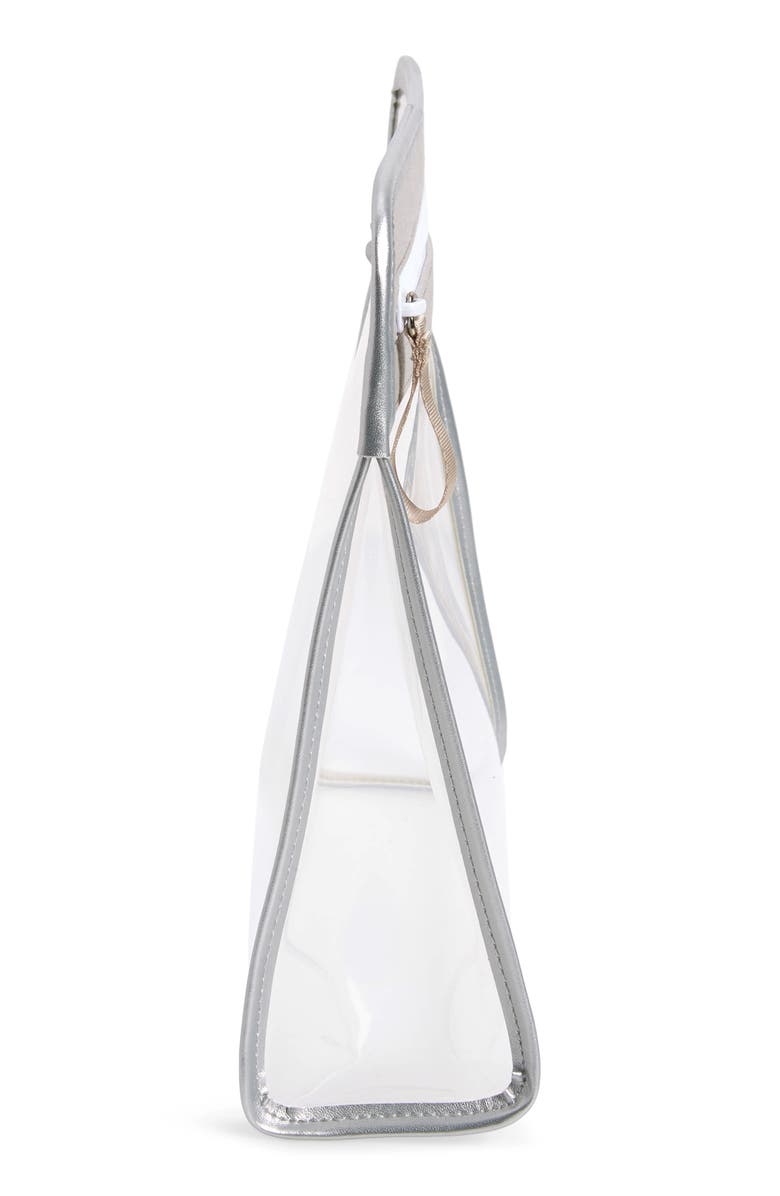 Truffle Large Clarity Clear Pouch, Alternate, color, 