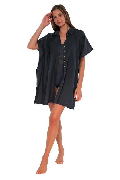 Sunsets Shore Thing Tunic In Slate