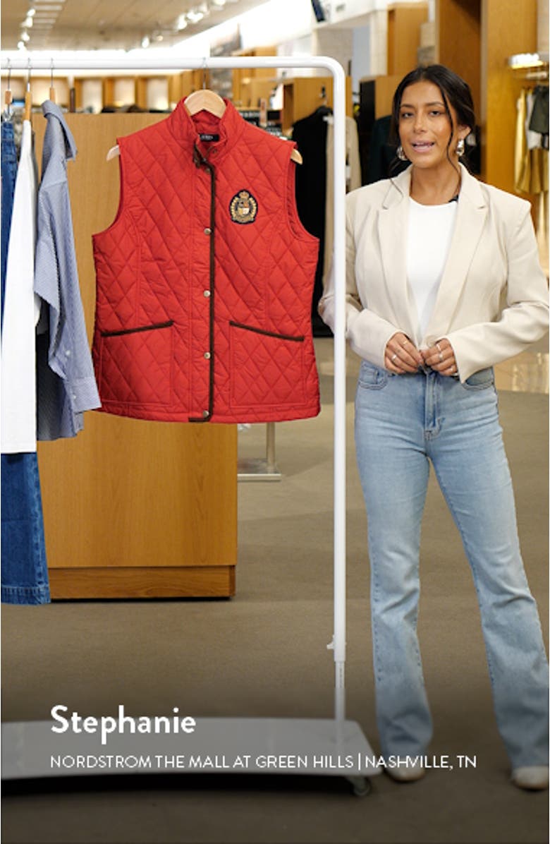 Quilted Crest Vest, sales video thumbnail
