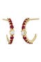 18K Yellow Gold - Ruby