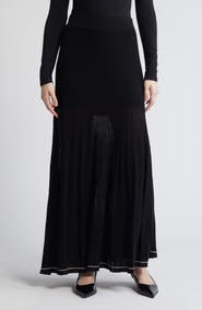 COS Pleated Knit Midi Skirt