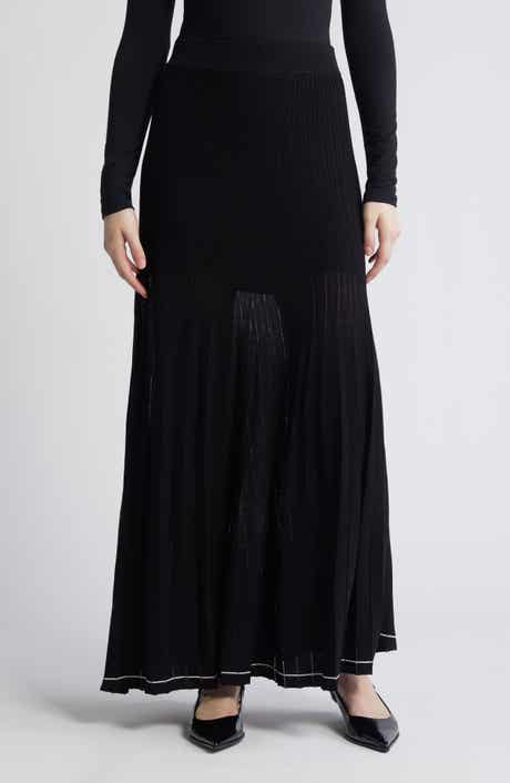 COS Pleated Knit Midi Skirt