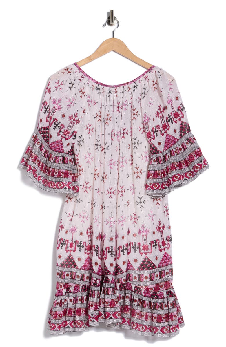 Isabel Marant Étoile Loane Printed Cotton Blend Shift Dress, Alternate, color, White