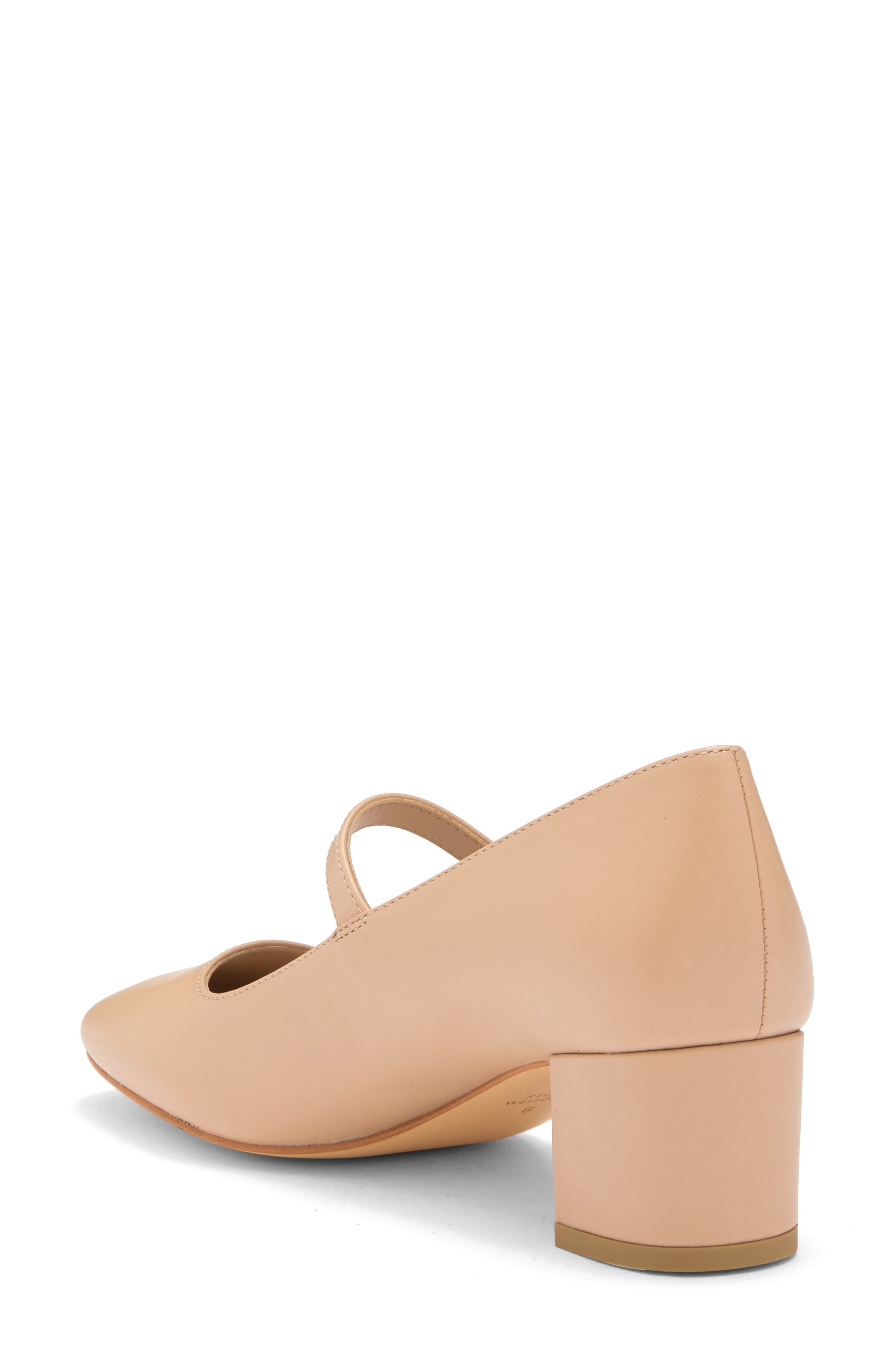Stuart Weitzman Louise 50 Mary Jane, Alternate, color, Golden Beige
