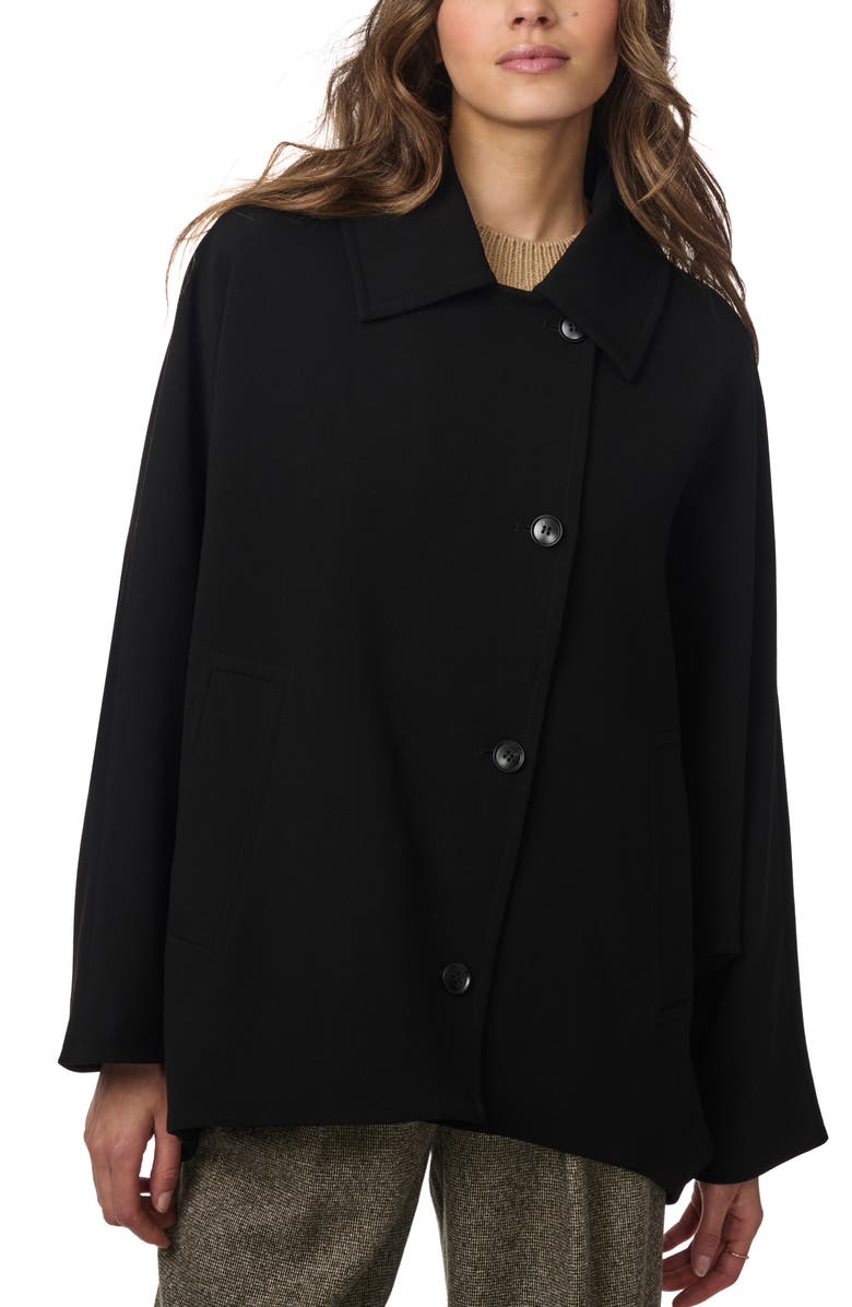 Bernardo Dolman Sleeve Oversize Jacket, Main, color, Black