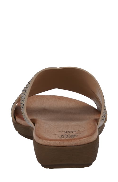 Gc Shoes Sharlene Comfort Slide Sandal In Gold
