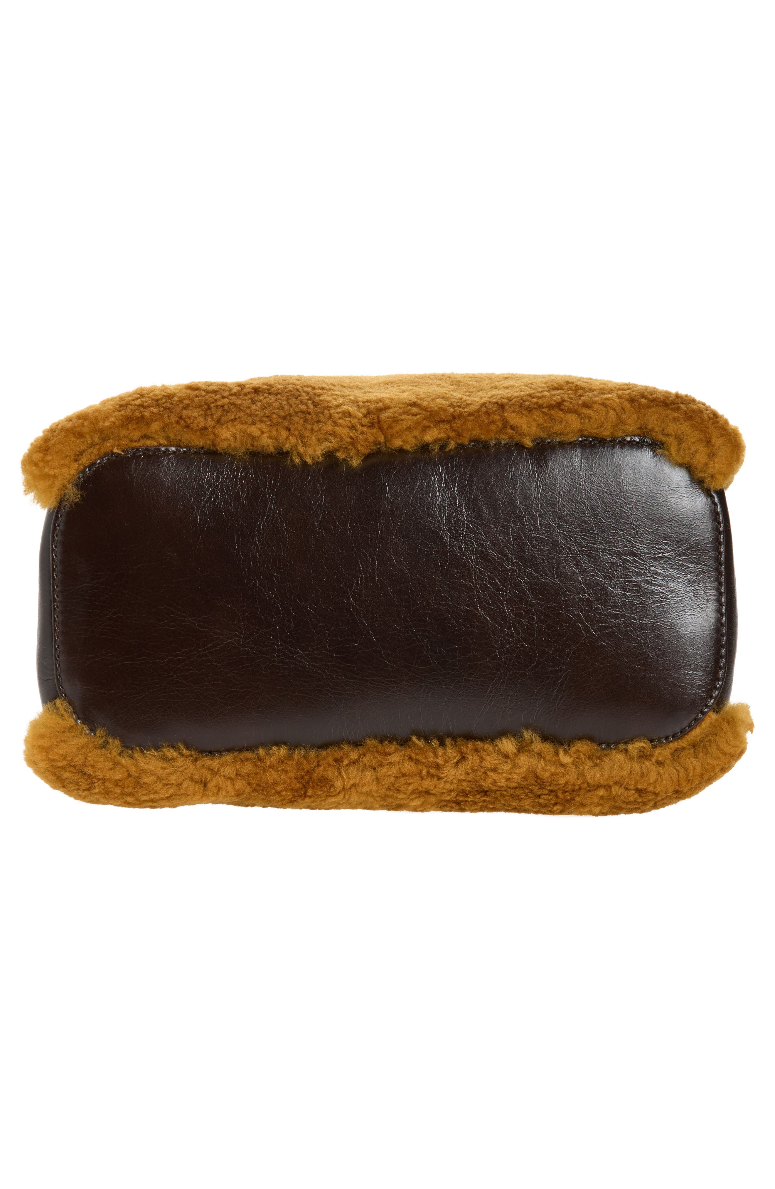 Ringo Genuine Shearling Shoulder Bag, Alternate, color, BUTTERSCOTCH