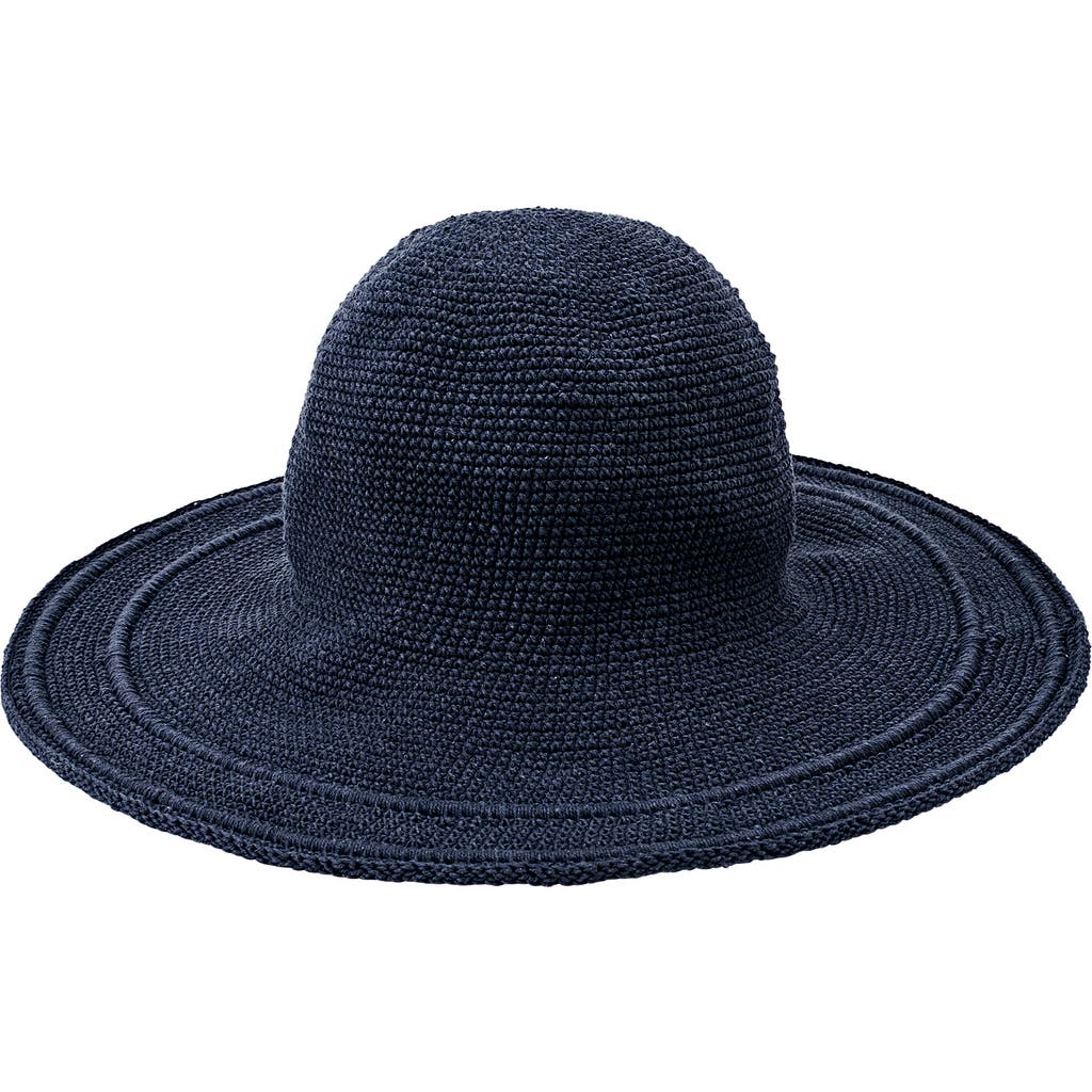San Diego Hat Crochet Sun Hat in Navy at Nordstrom Rack