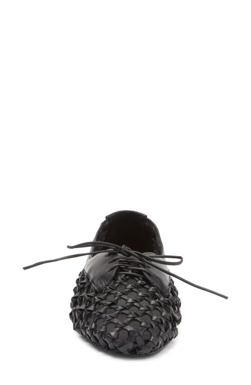 Jeffrey Campbell Zahra Woven Derby In Black