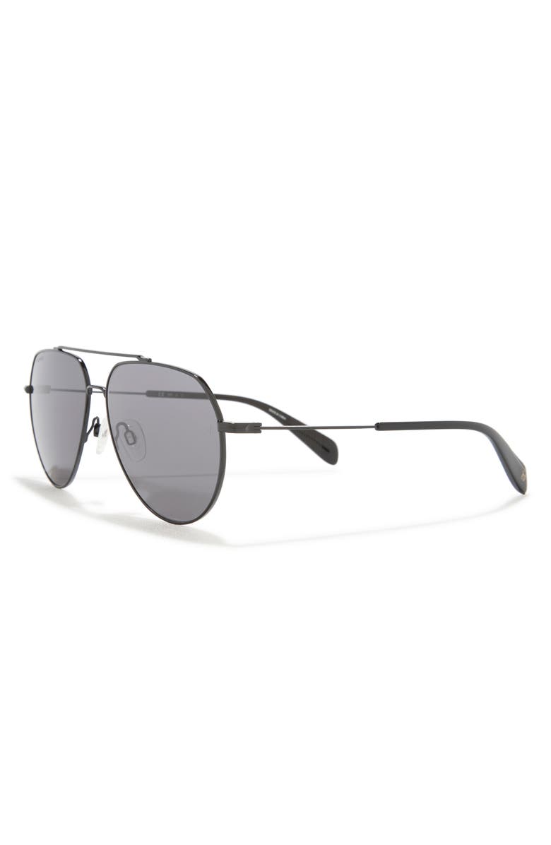 rag & bone 60mm Gradient Pilot Sunglasses, Alternate, color, 