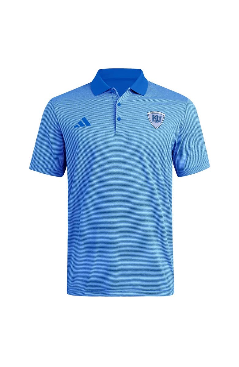 adidas Men's adidas Blue Kansas Jayhawks Ultimate 365 Polo, Alternate, color, 