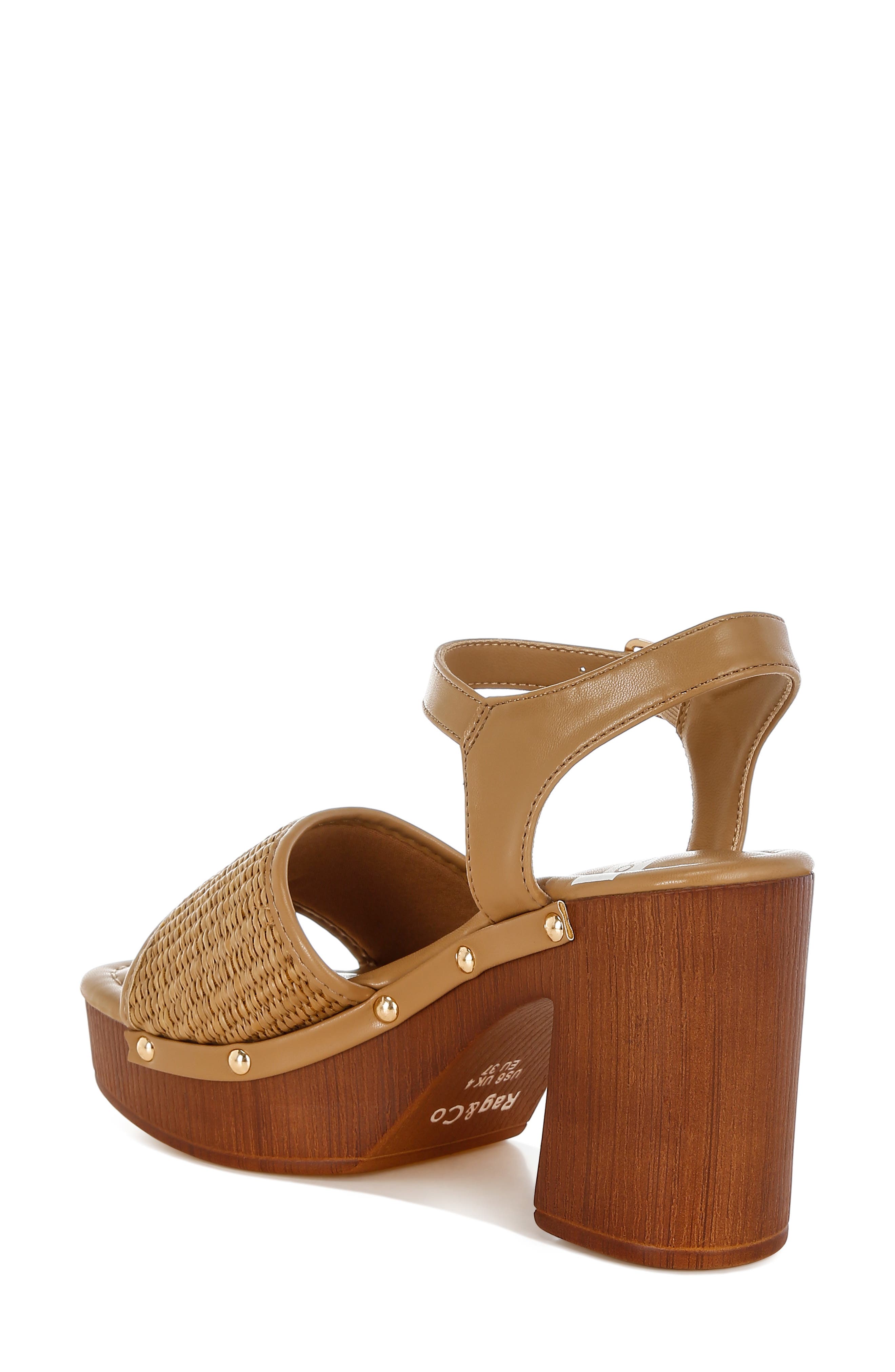 Rag & Co Mazaro Platform Sandal, Alternate, color, 