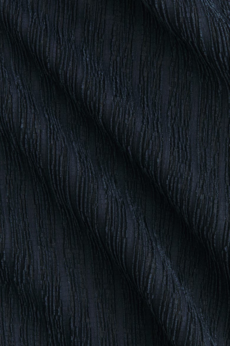 Crinkled Drawstring Trousers, Alternate, color, Navy blue
