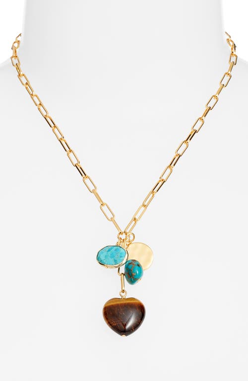 Nest Jewelry Heart Charm Necklace In Gold