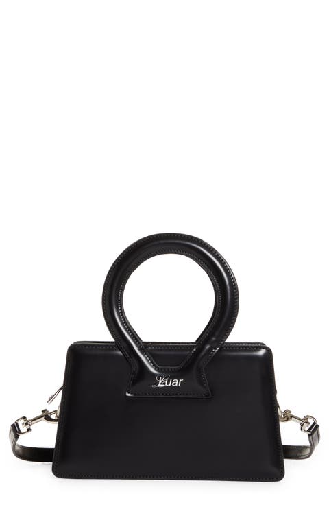 Mini Ana Leather Top Handle Bag