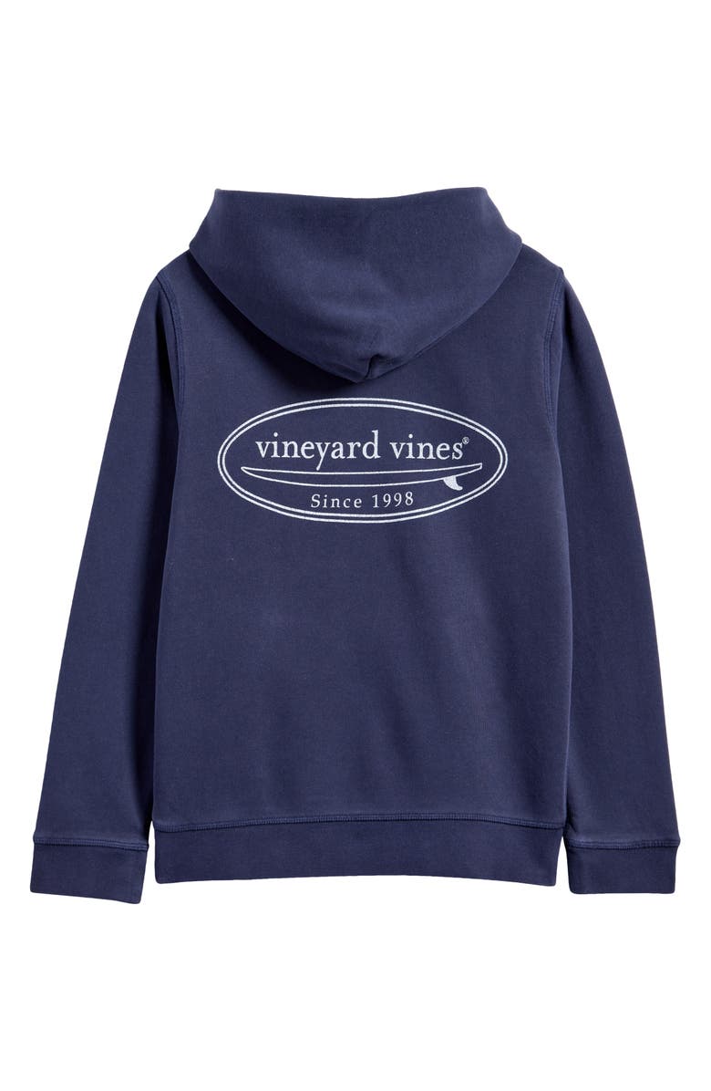 vineyard vines Kids' Terry Graphic Hoodie, Alternate, color, Nautical Navy