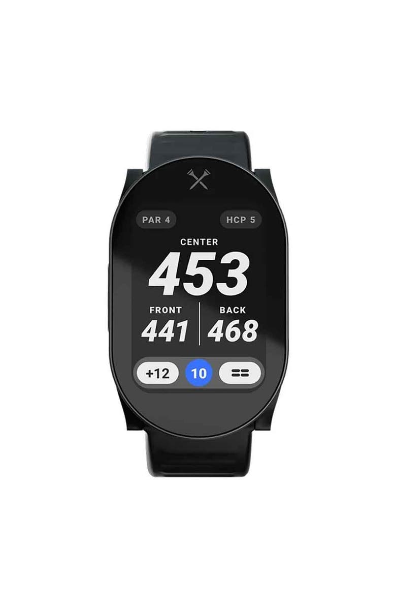 Blue Tees Playmaker Plus GPS Golf Watch, Alternate, color, Black