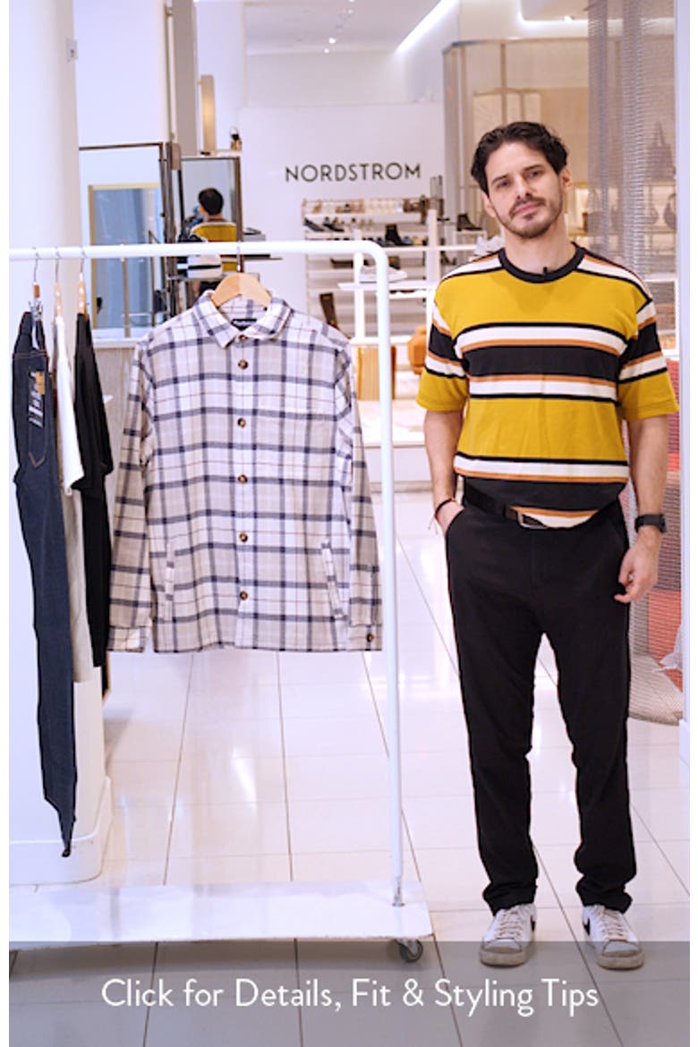 Vennel Texture Tartan Overshirt video