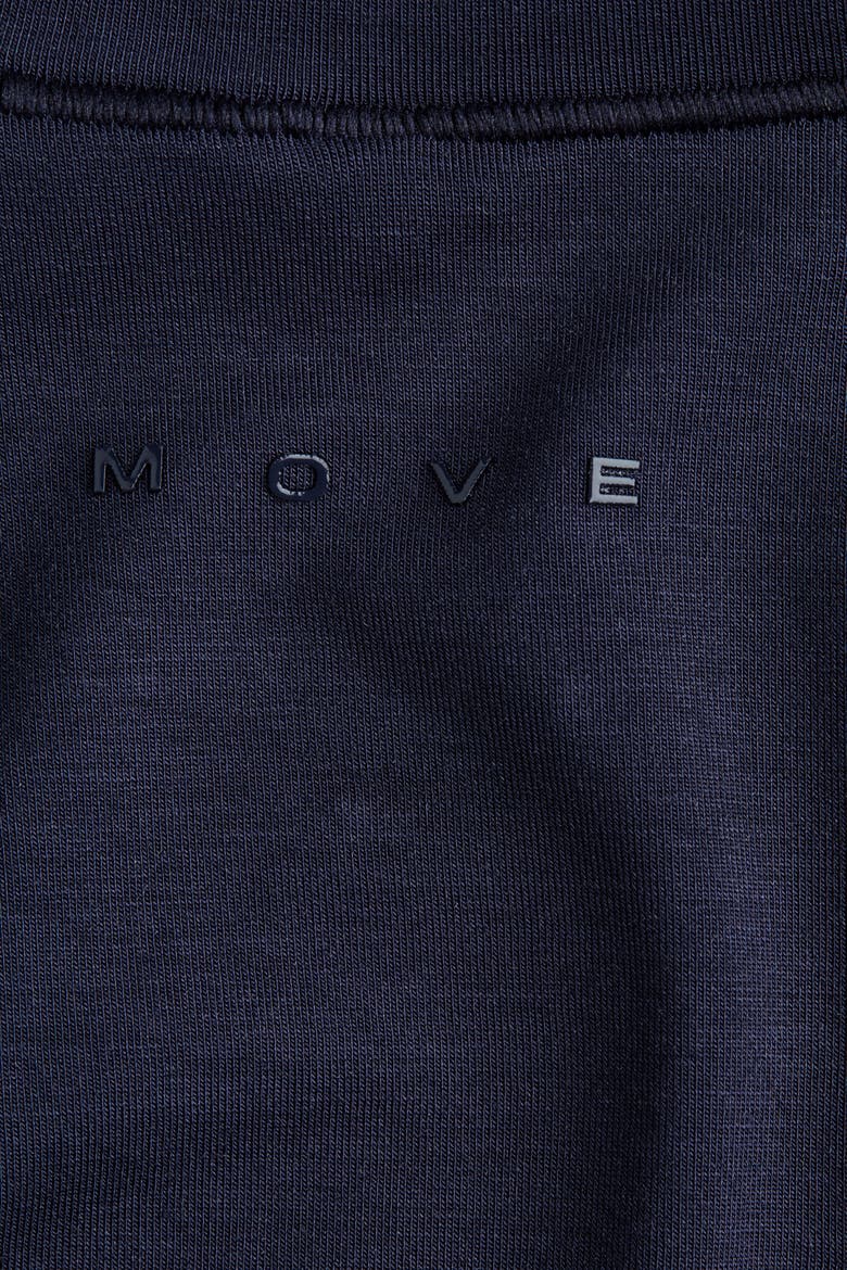 Sports Wrap Top In Modal, Alternate, color, Navy blue