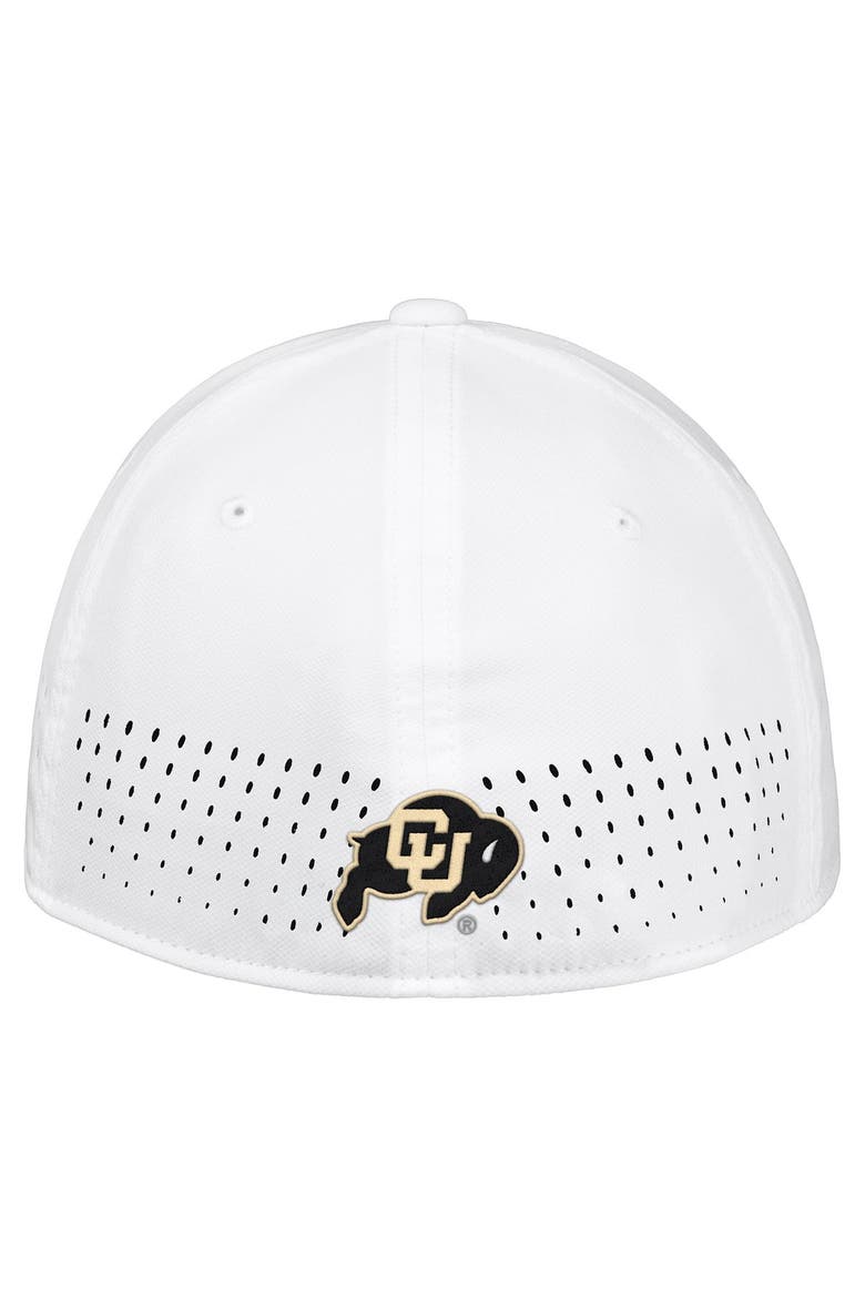 Men's Nike White Colorado Buffaloes 2026 On-Field AeroBill SwooshFlex Dri-FIT Hat, Alternate, color, White
