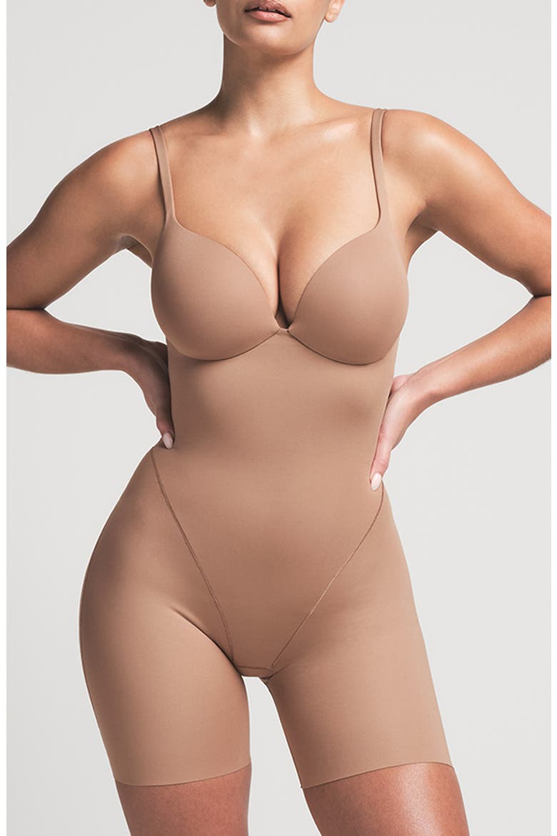 Ultimate Body Push-Up Enhancing Padded Midthigh Bodysuit (Women