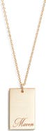 Set & Stones Stella Personalized Pendant Necklace
