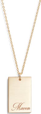 Set & Stones Stella Personalized Pendant Necklace