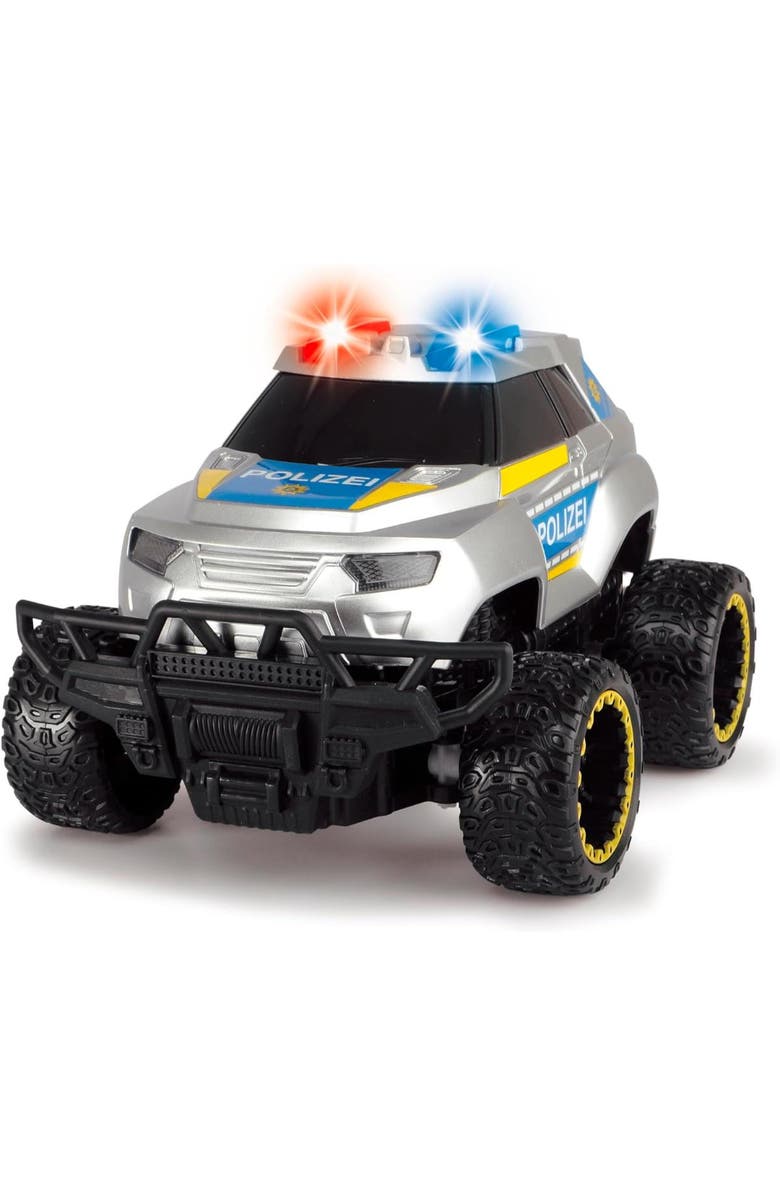 Dickie Toys HK Ltd Police Offroader Remote Control Vehicle, Ages 6+, Main, color, Multicolored