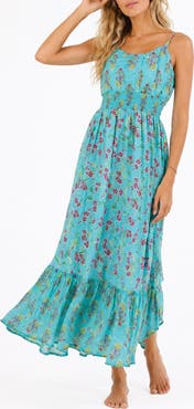 RANEES Spaghetti Strap Midi Dress