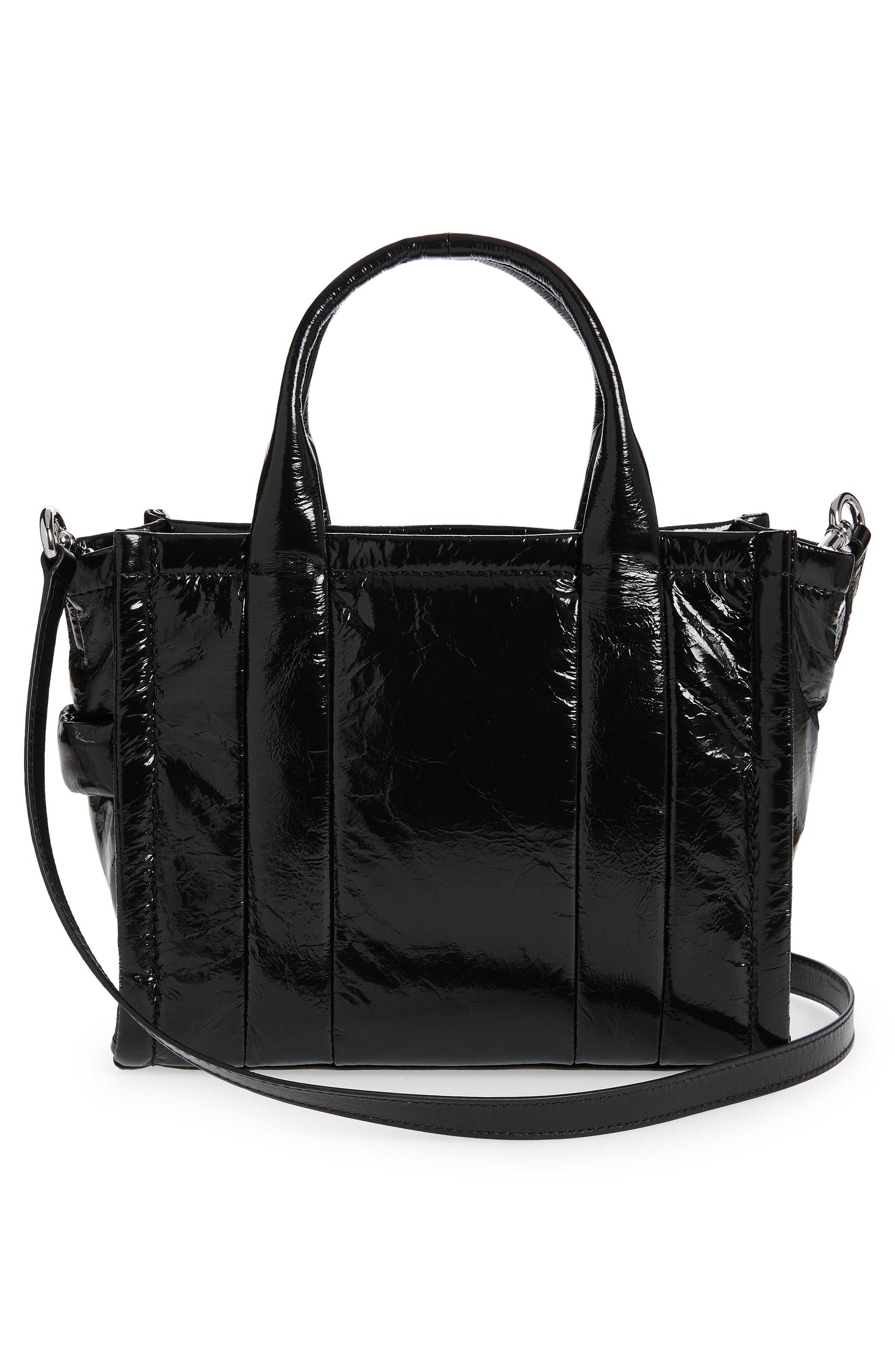Marc Jacobs The Crinkle Leather Small Tote Bag, Alternate, color, 