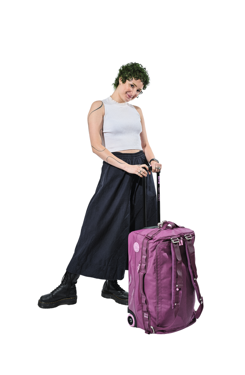 Baboon to the Moon Go-Bag Roller Big 55L, Alternate, color, Mystic Violet