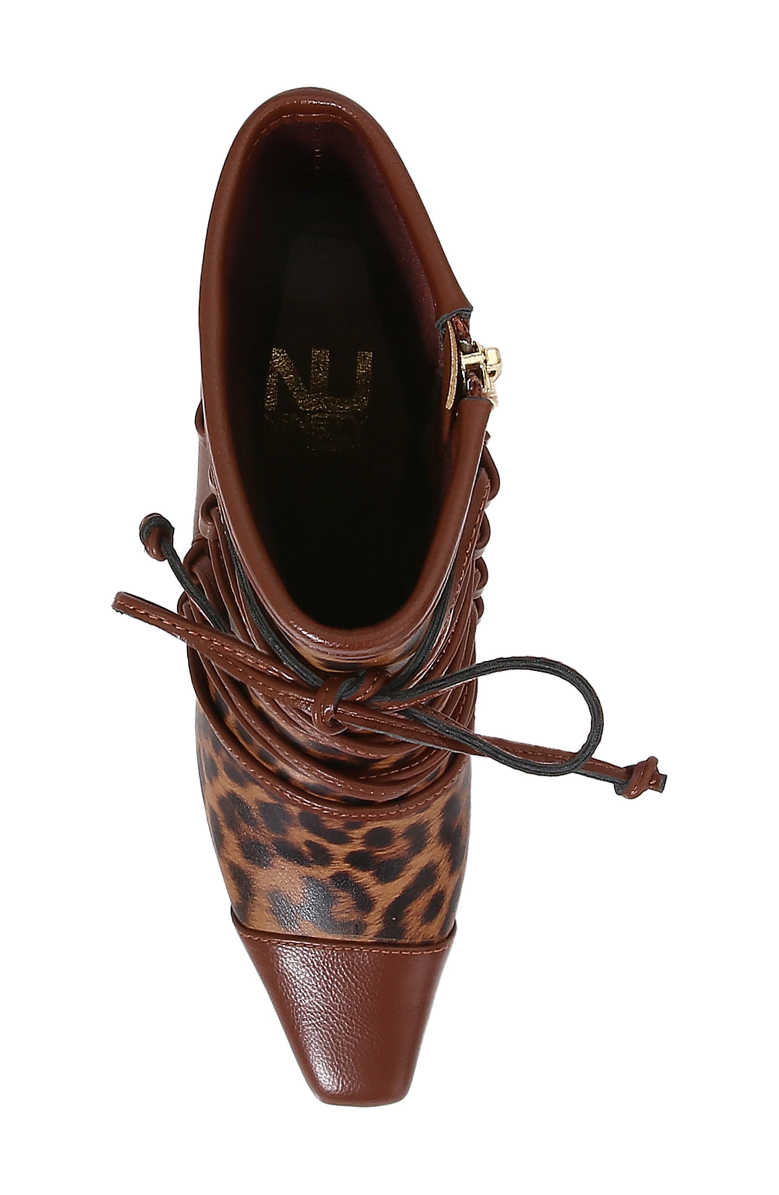 Farah Square Toe Bootie, Alternate, color, LEOPARD