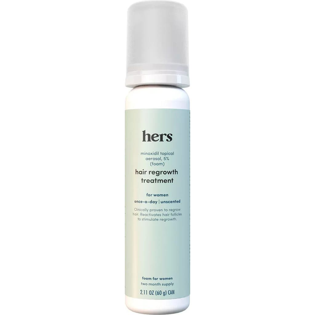 HIMS & HERS Topical Minoxidil Foam 5% Extra Strength Hair Regrowth Treatment, Clinically Proven in Blue-Green at Nordstrom